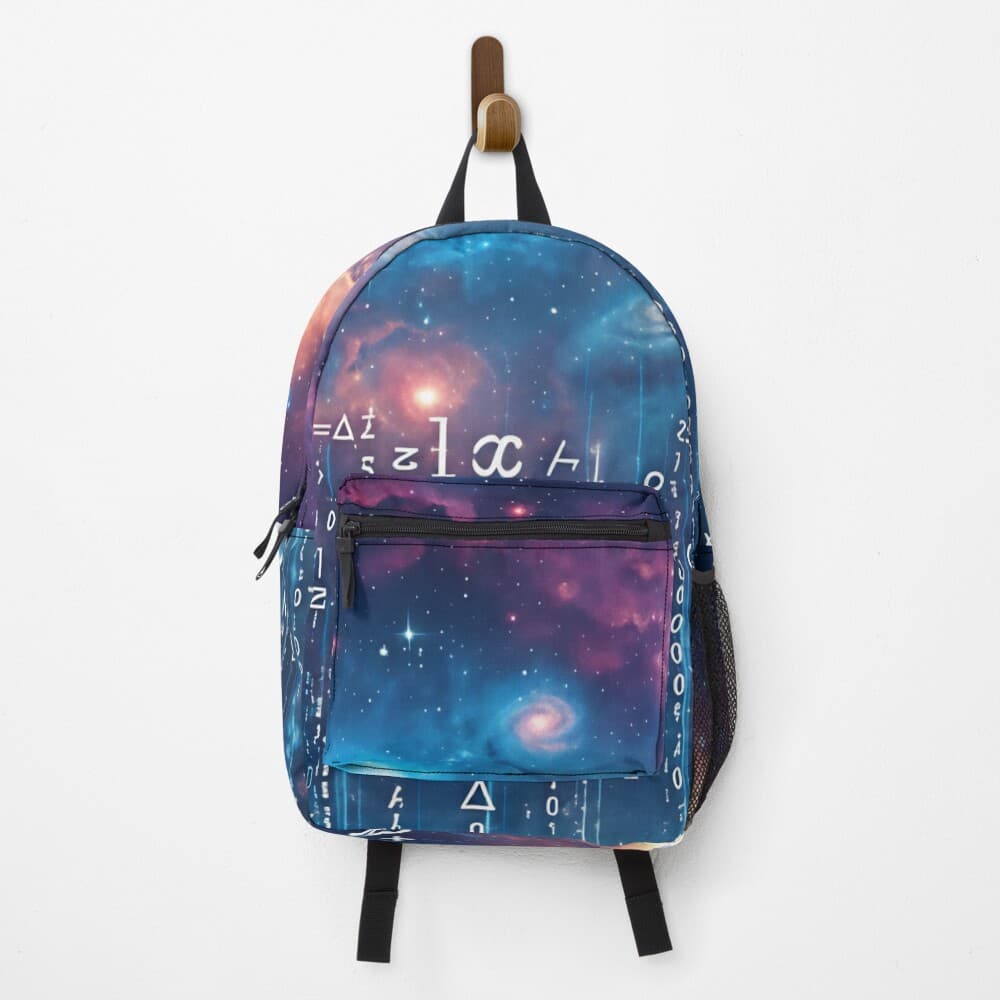 Cosmic Sci Fi rain Backpack