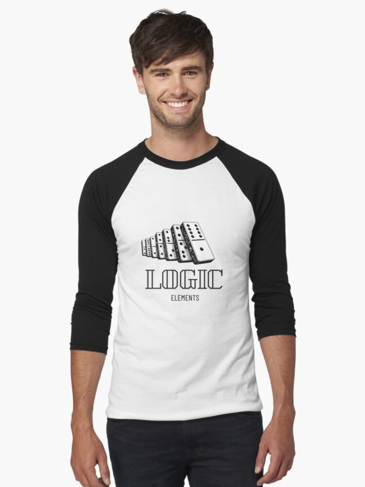 Game Theory Baseball Tee - Logic elements